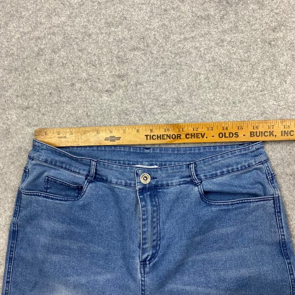 back in the saddle  jeans women’s 16 33x30 Embroidered tribe‎ Feathers cowgirl - Picture 11 of 16